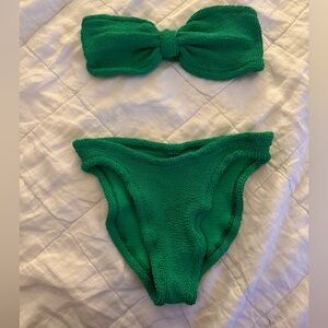 Hunza G Green Jean Bikini